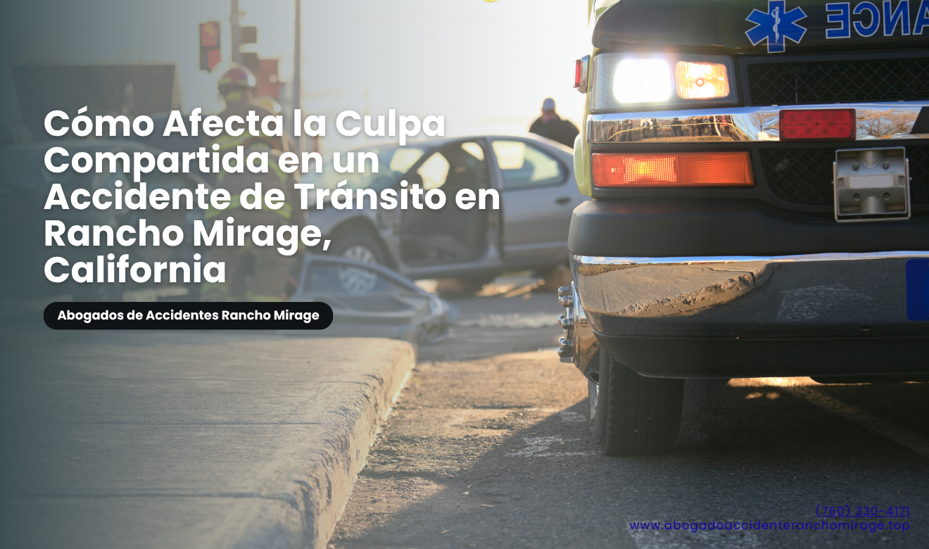 puedo demandar con parte de culpa Rancho Mirage